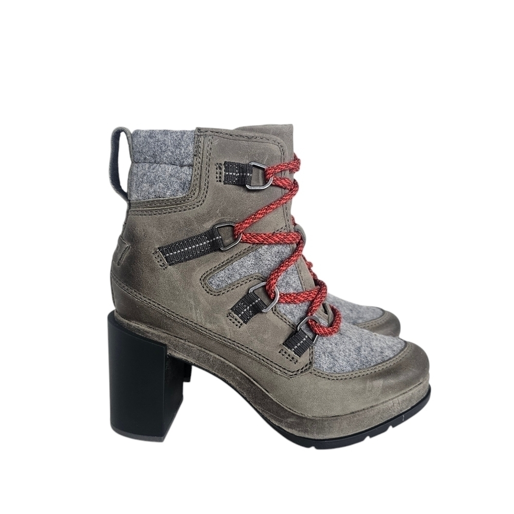 Sorel Leather Blake Heeled Booties